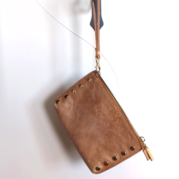 HAMMITT Small Caramel Color Crossbody/ Clutch - Picture 4 of 16